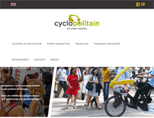Tablet Screenshot of cyclopolitain.com